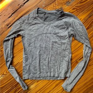 Lululemon Swiftly Tech Longsleeve Grey size 6 Race Waist Length